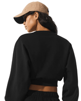 Moletom Alo Yoga Cropped Accolade Preto - Alo Yoga - w3924rg_00 - 1