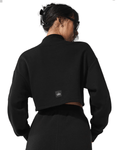 Moletom Alo Yoga Cropped Serenity Coverup Black Preto - Moletom - Alo Yoga - 
