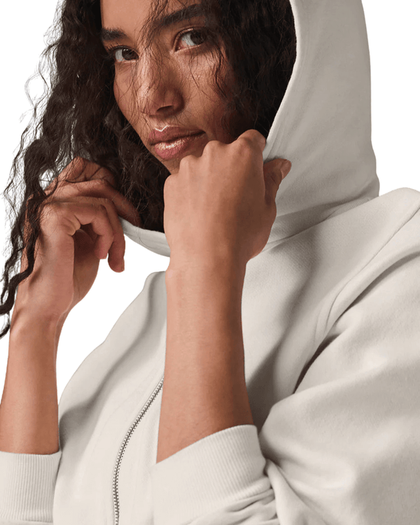 Moletom Alo Yoga Sweet Escape Zip Up Ivory Creme - LK