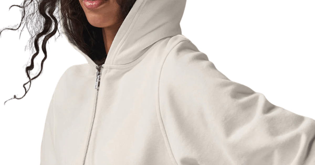 Moletom Alo Yoga Sweet Escape Zip Up Ivory Creme - LK