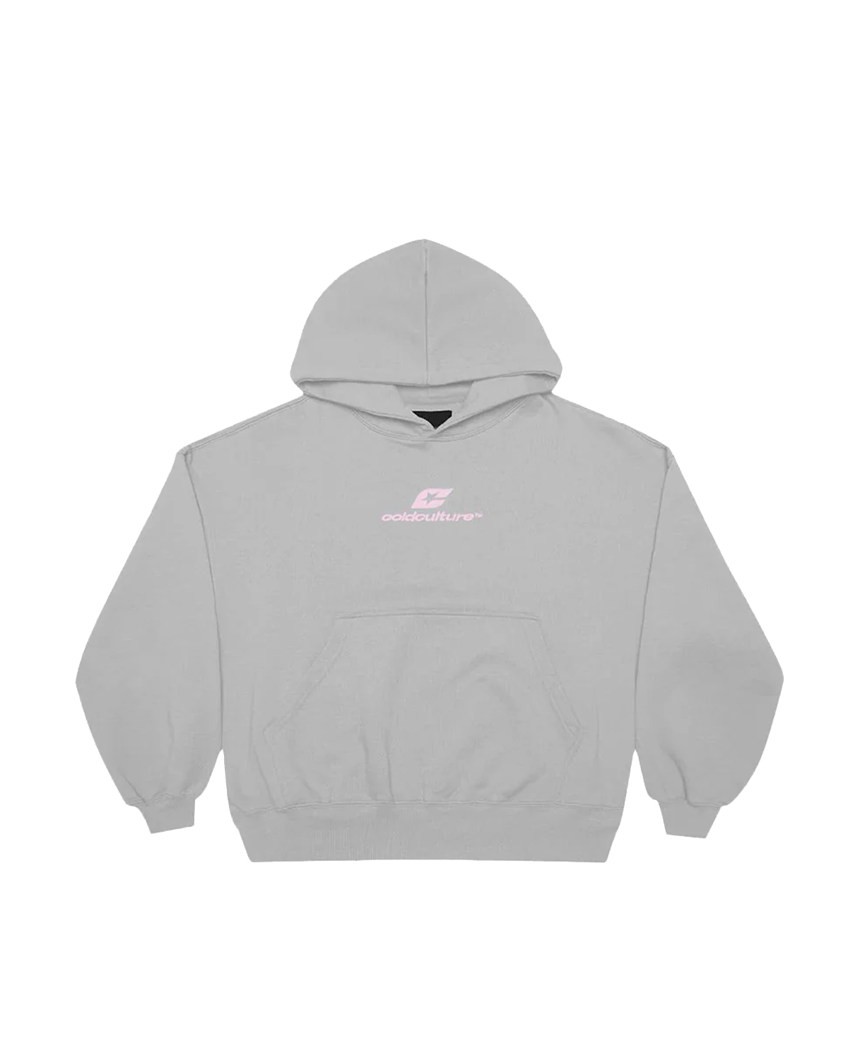 Moletom Cold Culture Curved Grey/Pink Cinza