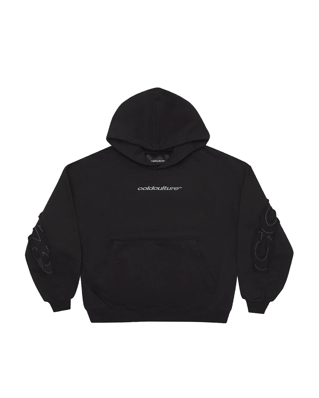 Moletom Cold Culture Distress Curved Black Preto - Cold Culture - 