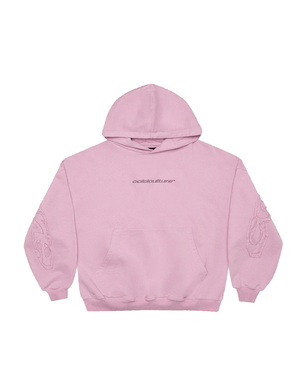 Moletom Cold Culture Distress Curved Pink Rosa em rosa original na LK Sneakers