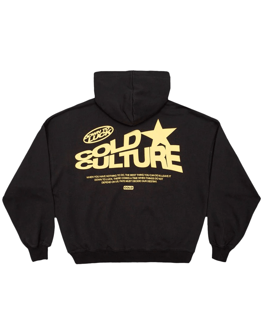 Moletom Cold Culture Down To Luck Black Preto - Cold Culture - 