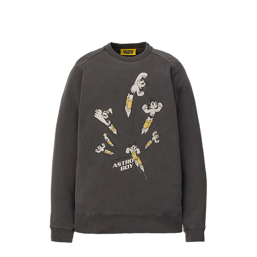 Moletom Crewneck Onitsuka Tiger x Astroboy Graphic Cinza em cinza original na LK Sneakers