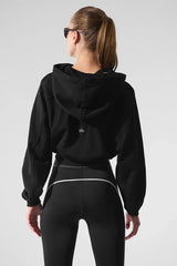 Vista lateral Moletom De Capuz Sweet Escape Zip Up