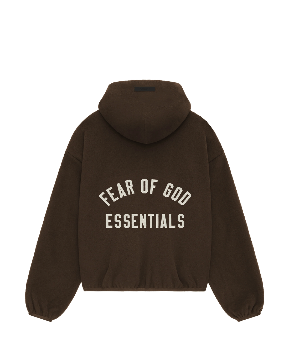 Moletom Fear Of God Essentials Brushed Hooded Bomber Brown Marrom - Essentials - FOG24-1
