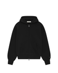 Moletom Fear Of God Essentials Classic Full Zip - Up Jet Black Preto - Essentials - FOG22-1