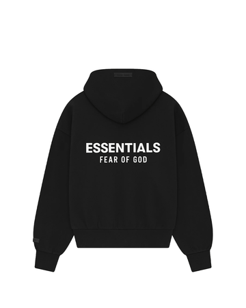 Moletom Fear Of God Essentials Classic Jet Black Preto - Essentials - FOG23-1