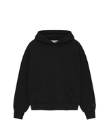 Vista lateral Moletom Fear Of God Essentials Classic Jet Black Preto