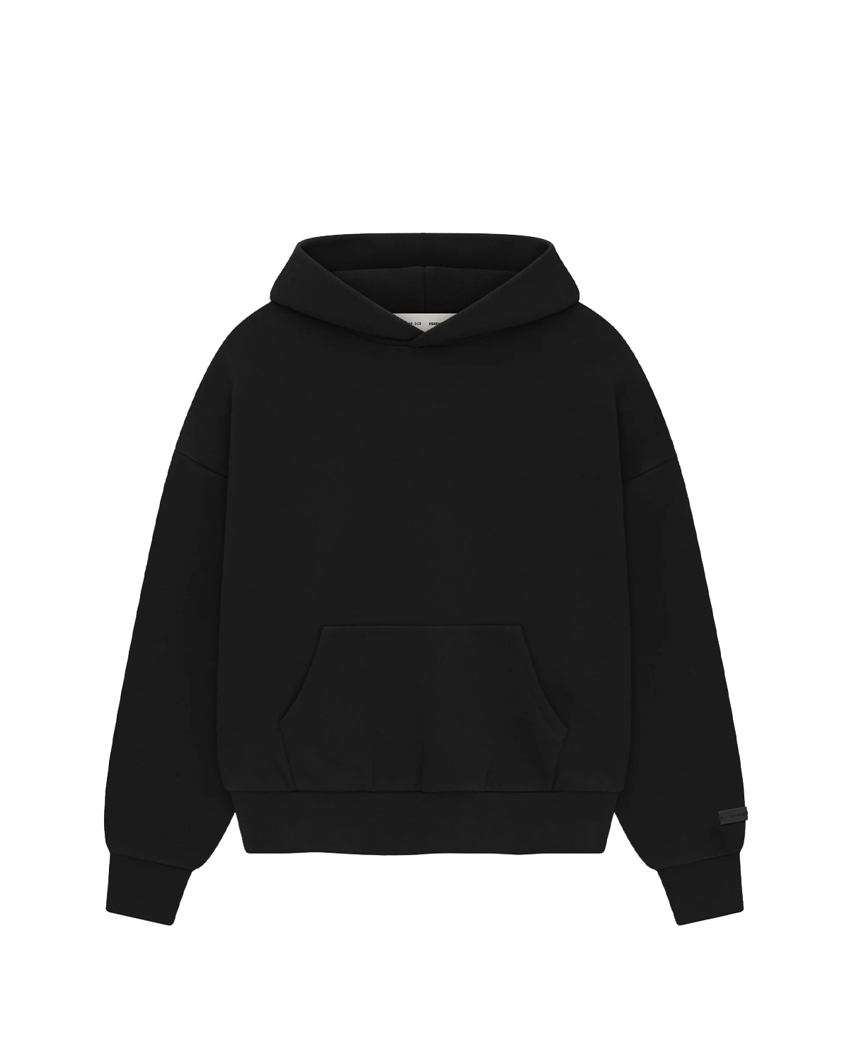 Moletom Fear Of God Essentials Classic Jet Black Preto - Essentials - FOG23-1