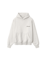 Moletom Fear Of God Essentials Signature SS26 Classic Hoodie Oatmeal Heather Cinza