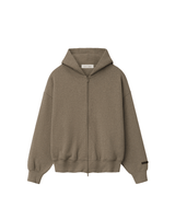 Moletom Fear Of God Essentials SS26 Classic Zip-Up Homestead Heather Bege