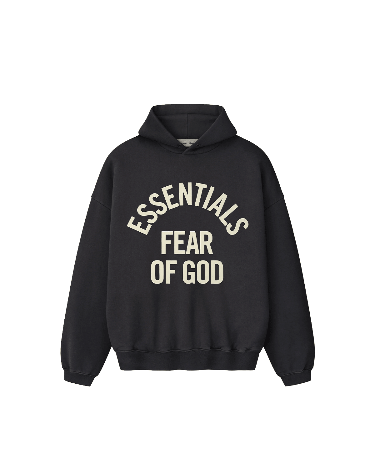 Moletom Fear Of God Essentials Varsity 90s Vintage Black Preto