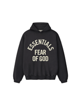 Moletom Fear Of God Essentials Varsity 90s Vintage Black Preto
