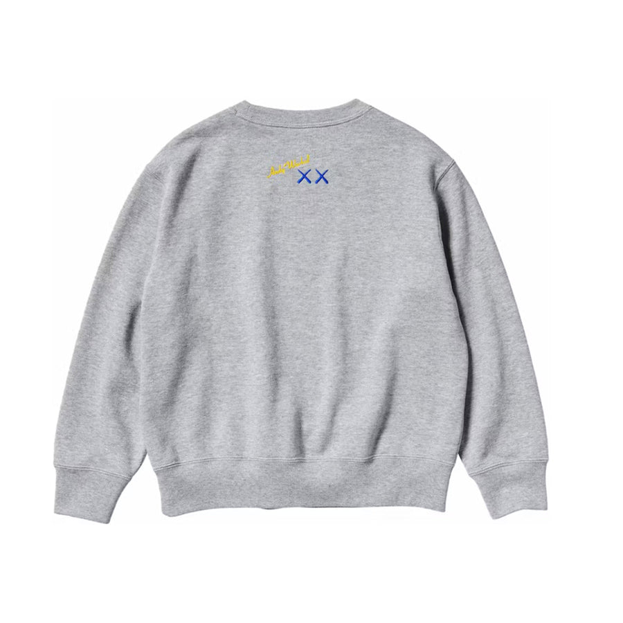 Vista lateral Moletom KAWS x Uniqlo Warhol Graphic 472951 Cinza