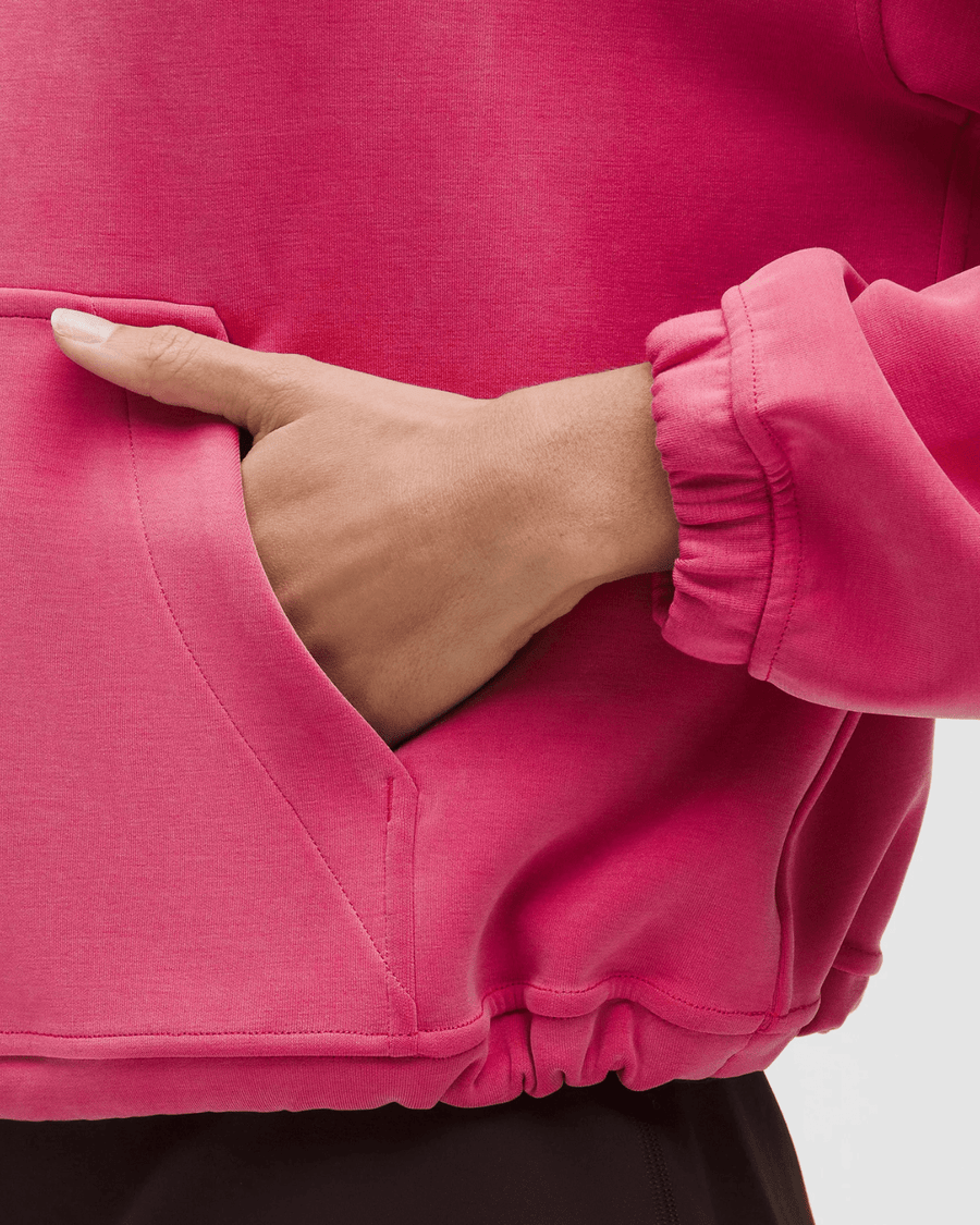 Vista do solado Moletom Lululemon Brushed Softstreme Half Zip