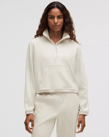Vista na caixa Moletom Lululemon Brushed Softstreme Half Zip