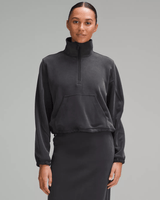 Vista na caixa Moletom Lululemon Brushed Softstreme Half Zip