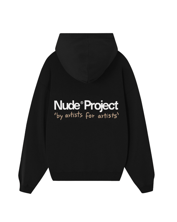 Moletom Nude Project Cult Hoodie Black/Beige Preto