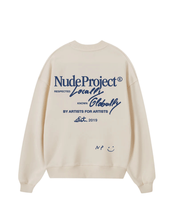 Moletom Nude Project Global Soon Marshmallow Off White - Nude Project - NDP024 - 1