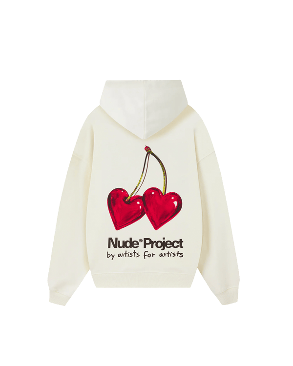 Moletom Nude Project Juicy Cherry Marshmallow Off White
