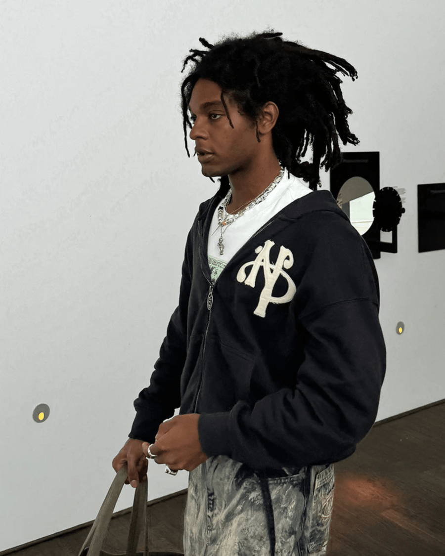 Vista traseira Moletom Nude Project Kill Bill Zip-Up Ash Cinza
