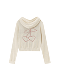 Moletom Nude Project Papaya Zip - Up Knit Marshmallow Bege - Nude Project - NP01 - 1