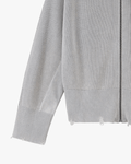 Moletom Nude Project Perfect Cropped Zip - Up Grey Cinza - Nude Project - NDP019 - 1