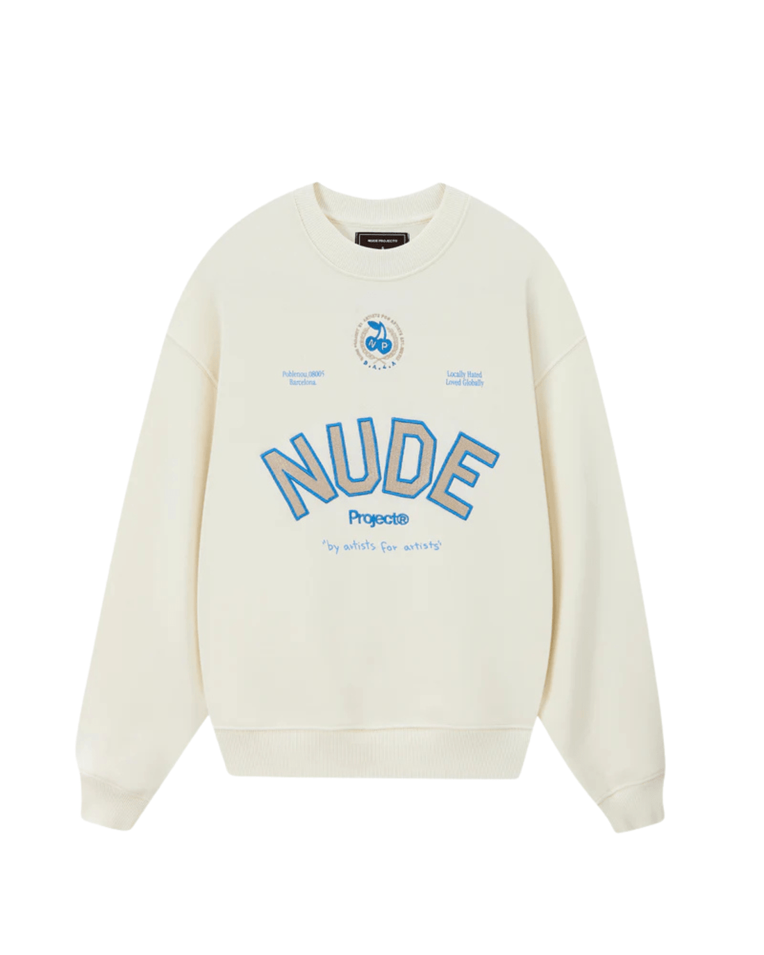 Moletom Nude Project Varsity Marshmallow Off White - Nude Project - NDP020 - 1