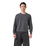 Vista traseira Moletom Pace Crewneck Stone Washed Preto