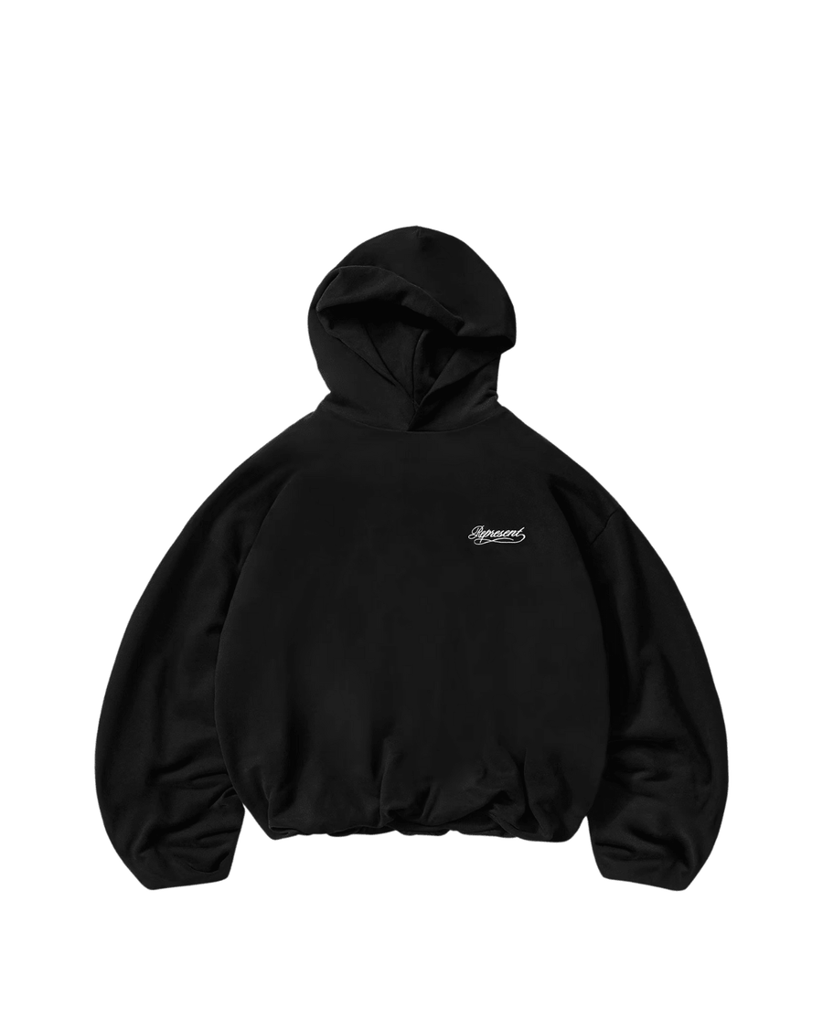 Moletom Represent Clo Dual Layer Script Jet Black Preto em preto original na LK Sneakers