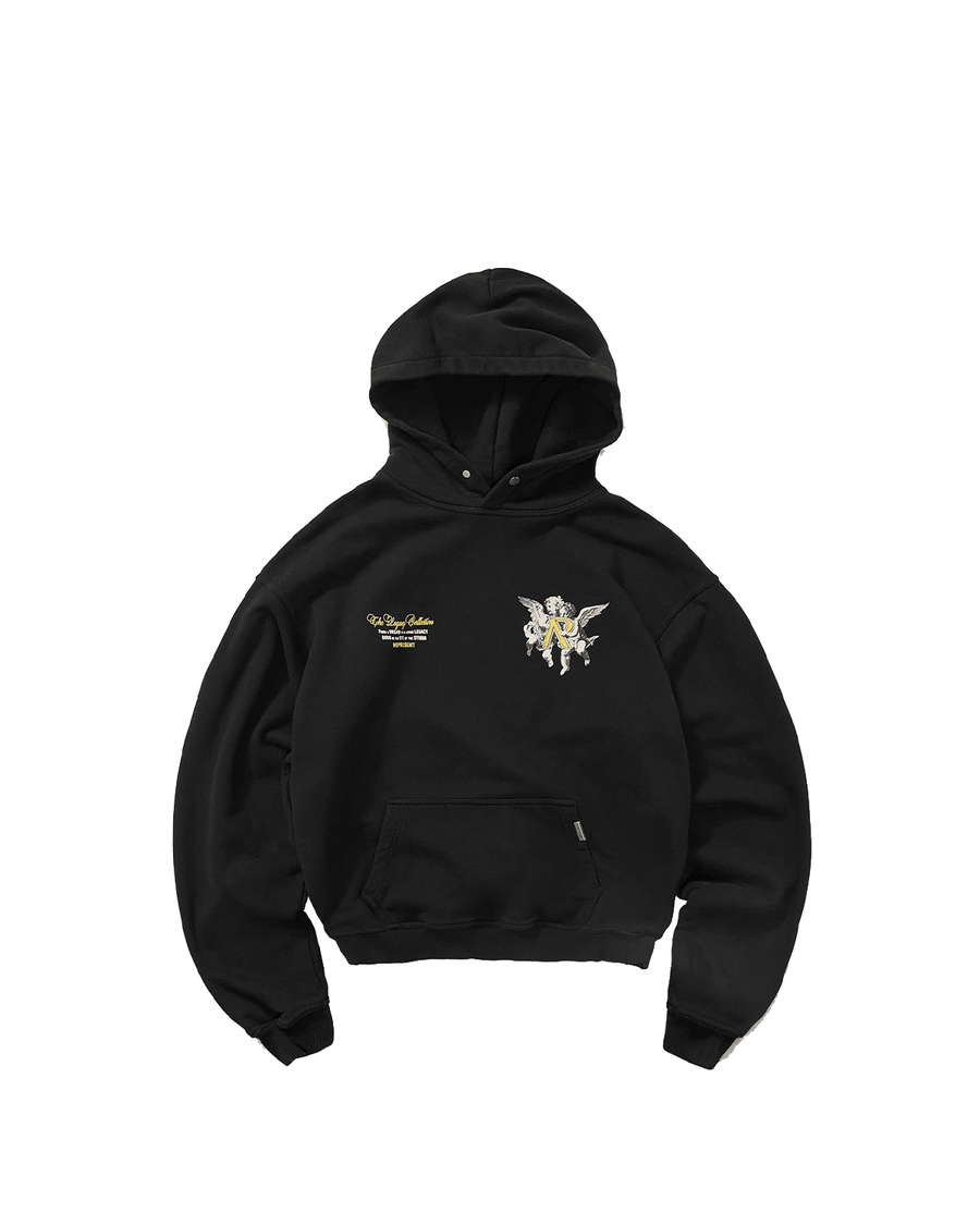 Moletom Represent Clo Legacy Cherubs Jet Black Preto