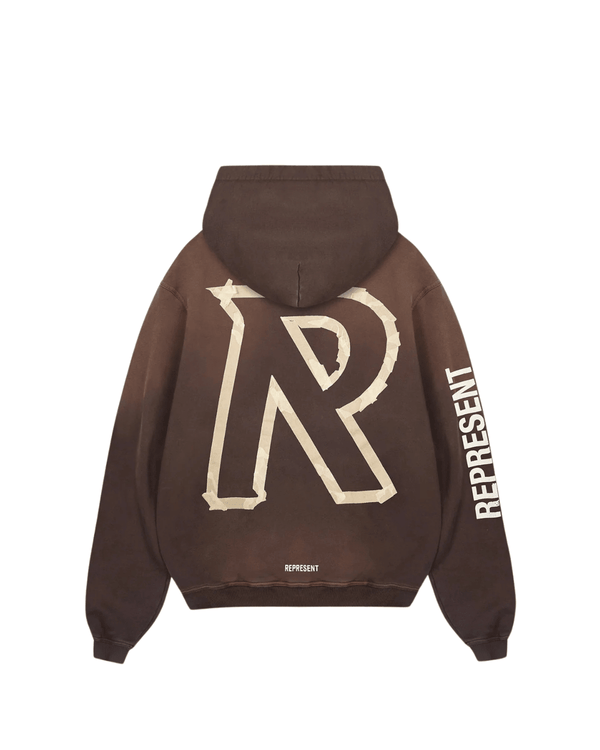 Moletom Represent Clo Masking Tape Initial Cedar Marrom