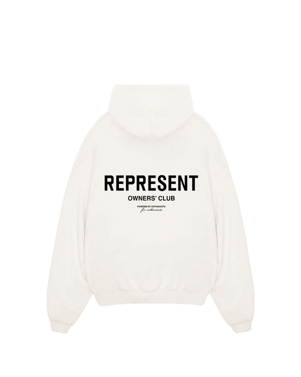 Moletom Represent Clo Owners Club Flat White Branco com capuz