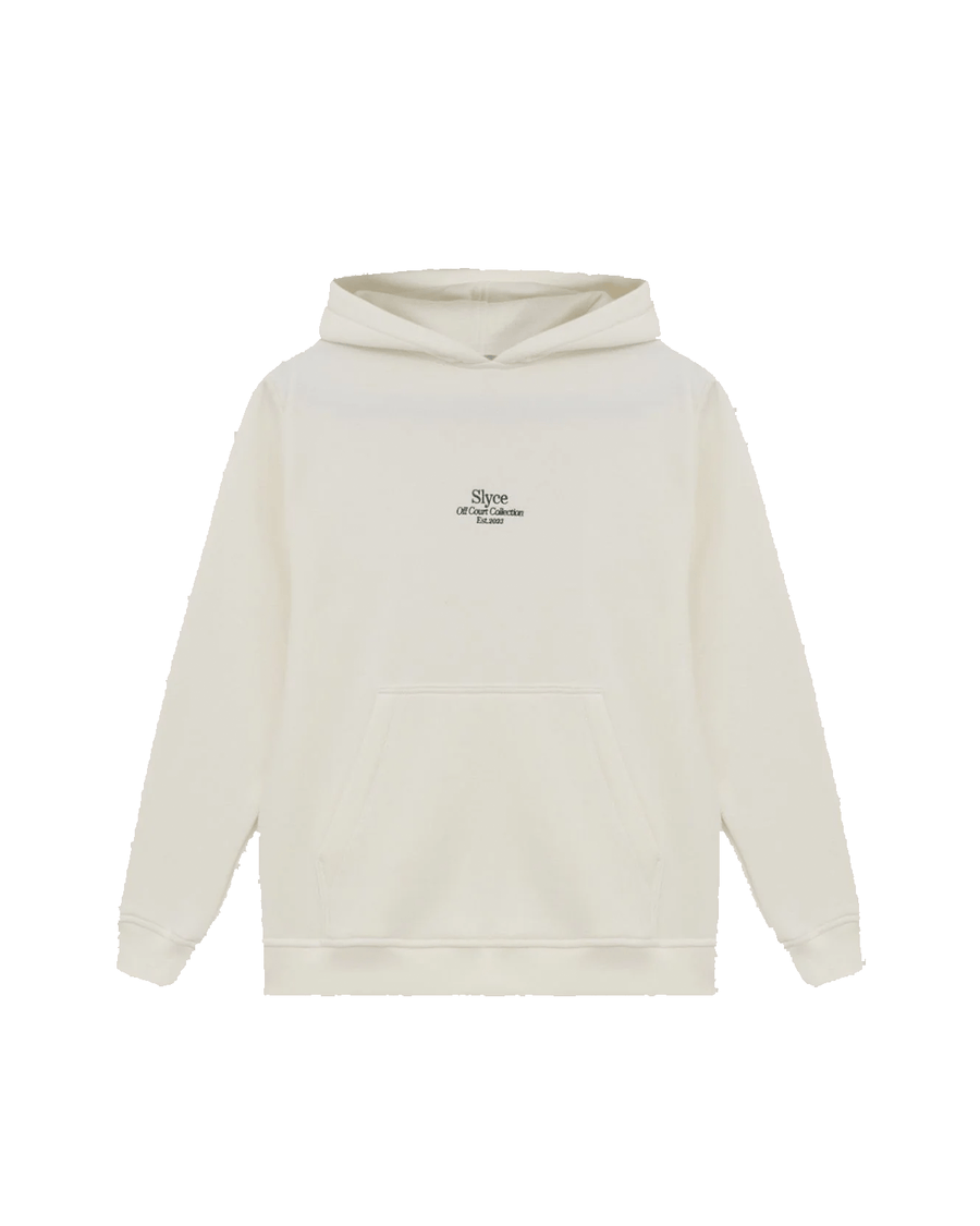Vista lateral Moletom Slyce Off Court Off White