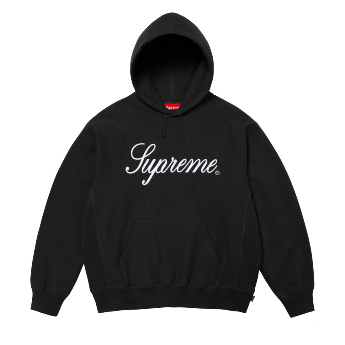 Moletom Supreme Embroidered Script Preto - Supreme - SUPEMBO1