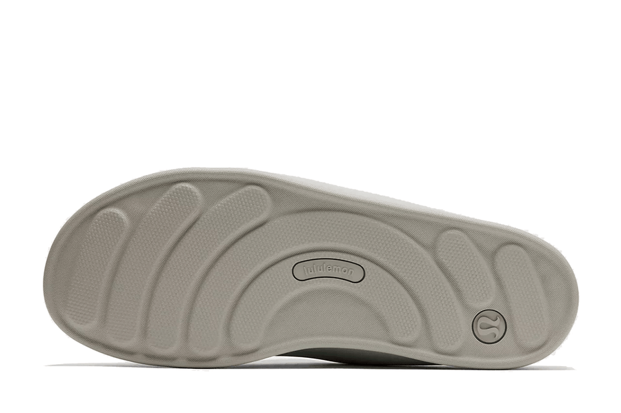 Vista superior Mule Lululemon SwayDay Misty Grey Cinza