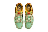 Vista frontal Nike Dunk SB Dunk Low QS BHM Rodeo Verde