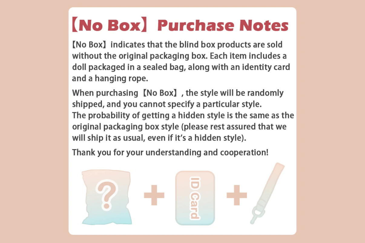 Nommi Baby Series Plush Blind Box (Lacrado) - Nommi Series - NBB01