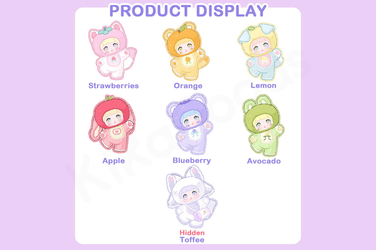 Nommi Interesting Fruits Series Plush Blind Box (Lacrado) - Nommi Series - NBB03