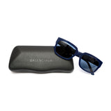 Vista do solado Óculos de Sol Balenciaga BB0049S-004 Azul