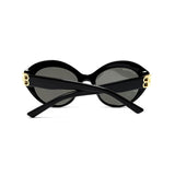 Vista em detalhe Oculos de Sol Balenciaga BB0133S-001 Preto