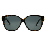 Vista lateral Oculos de Sol Balenciaga BB0135SA-002 Marrom