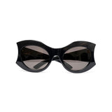 Vista traseira Oculos de Sol Balenciaga BB0256S-001 Preto