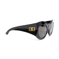 Oculos de Sol Balenciaga BB0256S - 001 Preto - Balenciaga - BB0256S - 001
