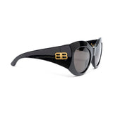 Oculos de Sol Balenciaga BB0256S-001 Preto em preto original na LK Sneakers