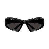 Vista lateral Oculos de Sol Balenciaga BB0318S-001 Preto