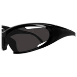 Vista traseira Oculos de Sol Balenciaga BB0318S-001 Preto