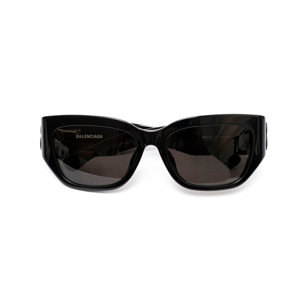 Oculos de Sol Balenciaga BB0361SK - 001 Preto - Balenciaga - BB0361SK - 001